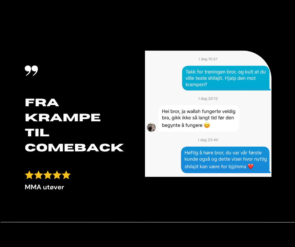 Kampen mot krampen: Hvordan Shilajit hjalp på matta